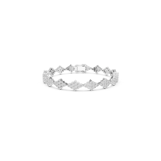 Round Diamond Tennis Bracelet | Modern Luxury Style