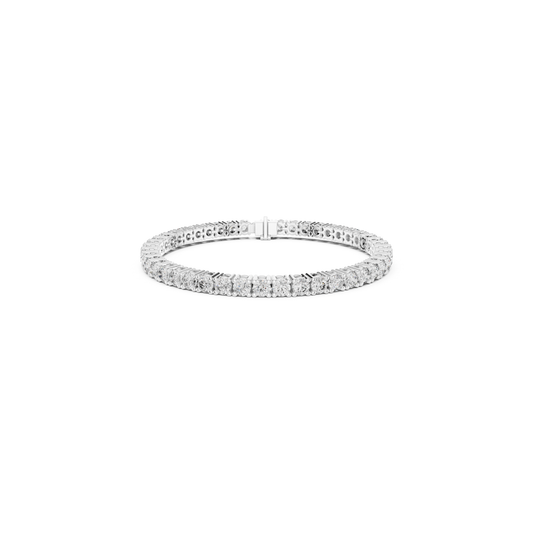 Round Cut Diamond Tennis Bracelet | Luxury Sparkle Style