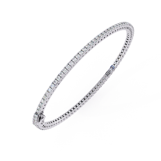Radiant Line Diamond Bracelet