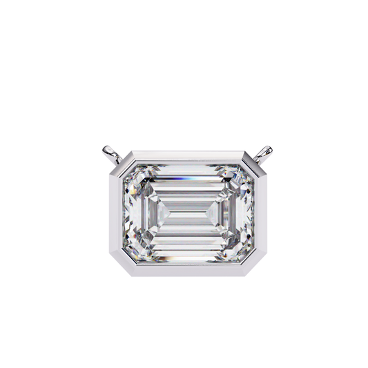 Regal Radiance Lab Grown Diamond Pendant with Chain