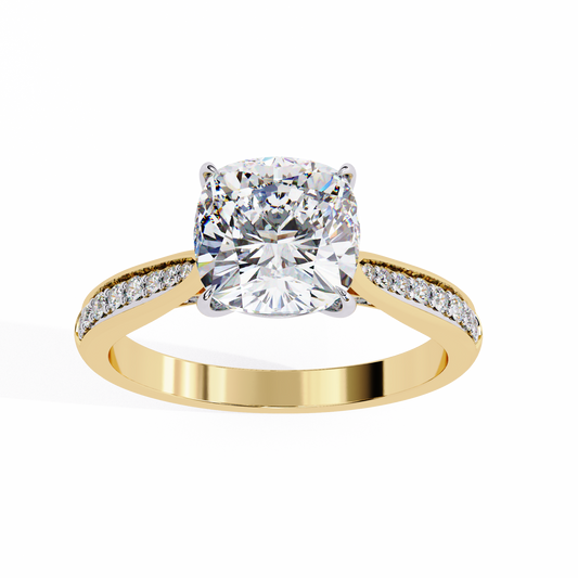 Nova Glow Diamond Ring in Yellow Gold