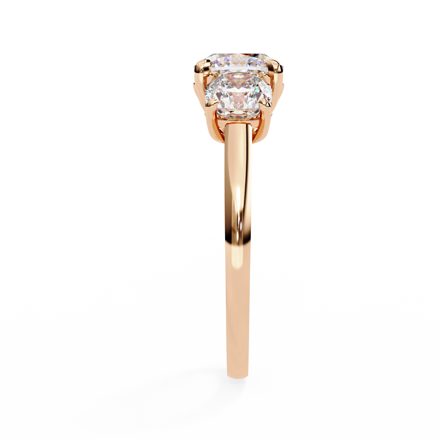 Bliss Stunning Diamond Ring in Rose Gold