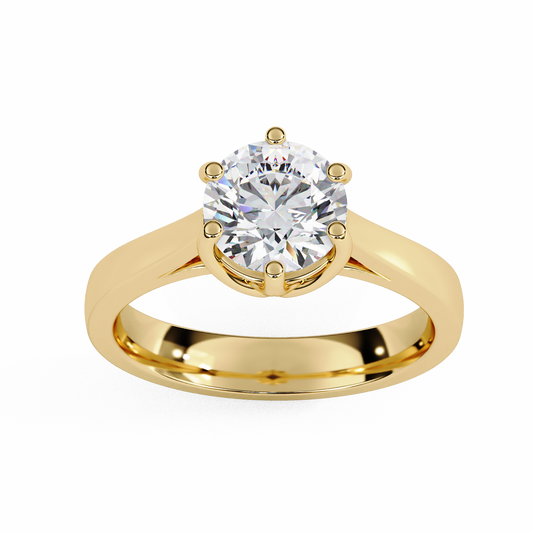 Diamond Majesty Ring in Yellow Gold
