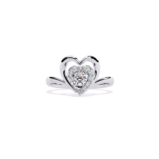 White gold heart diamond ring
Heart design diamond ring front
White gold heart motif ring
Diamond heart ring top view
Heart center diamond ring
White gold heart style ring
Front view heart diamond ring
Open heart diamond ring design
White gold diamond heart ring
Heart frame diamond ring front