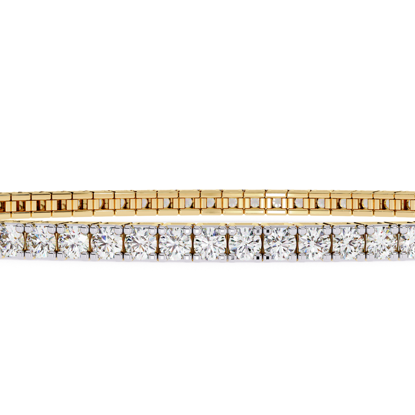 Radiant Line Diamond Bracelet