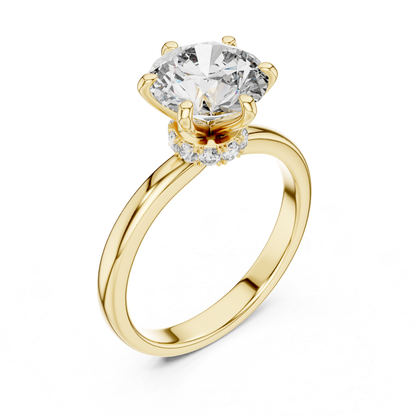Round Cut Diamond Solitaire Ring | One Diamond, Infinite Love