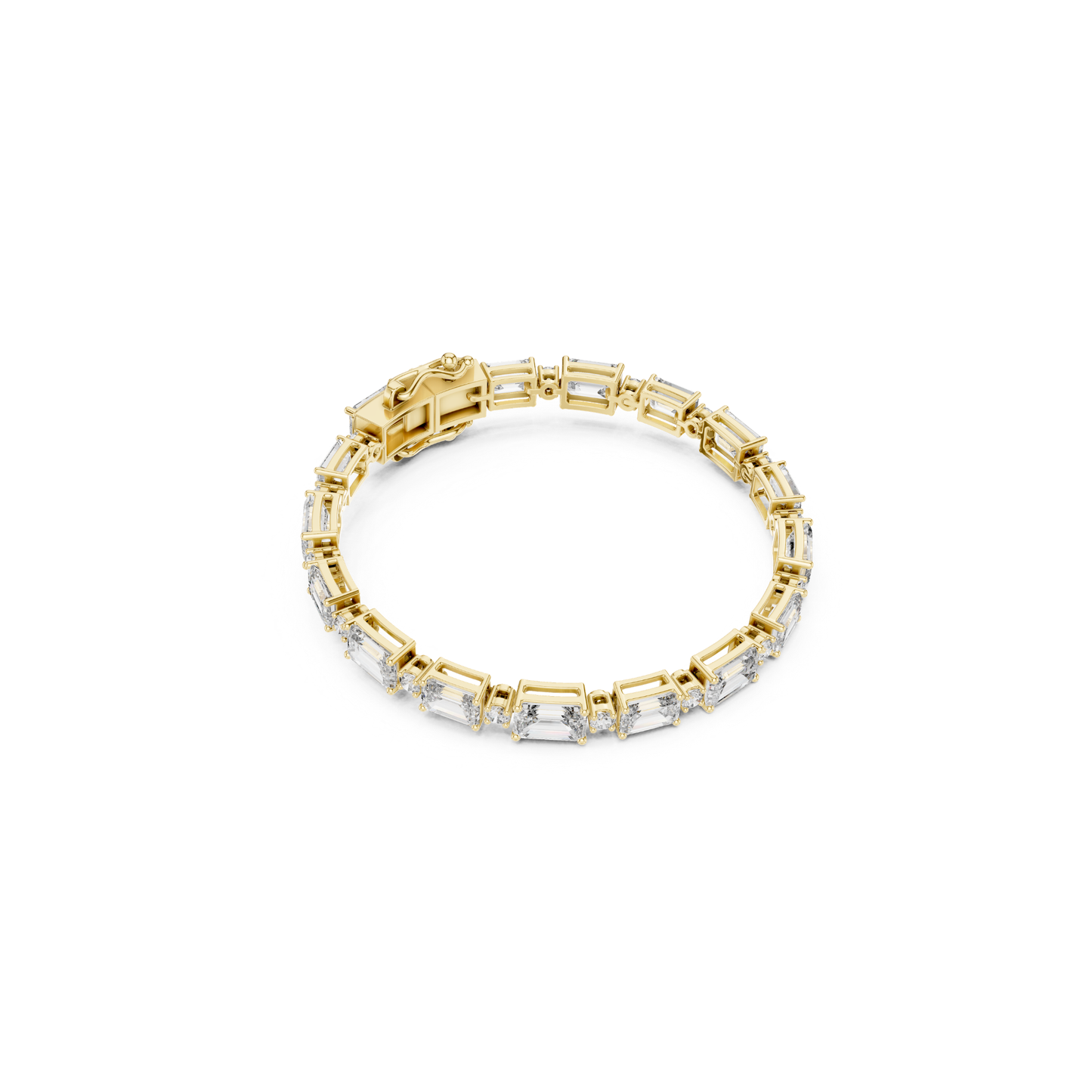 Emerald Cut Diamond Tennis Bracelet | Modern Luxury Jewelry Style