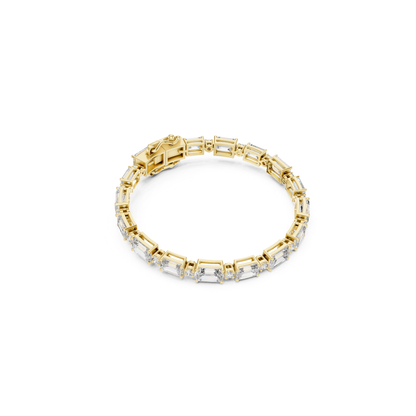 Emerald Cut Diamond Tennis Bracelet | Modern Luxury Jewelry Style