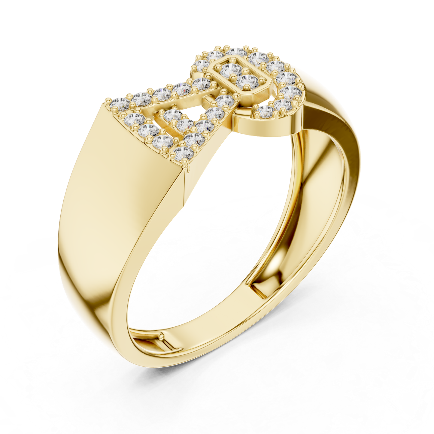 Luxury Buckle Diamond Rings | Modern Statement Jewelry Style