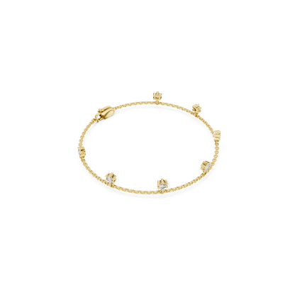 Diamond Station Chain Bracelet | Elegant Luxury Style