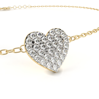 Eternal Love Diamond Bracelet | Fine 18K 14K 10K Gold Luxury