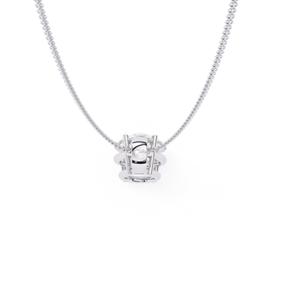 Radiant Pear Elegance Pendant | 18K Fine Gold Jewelry