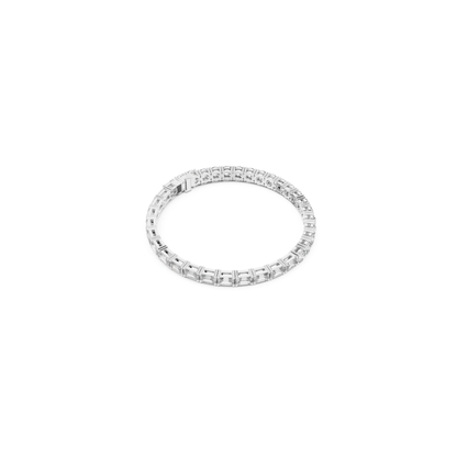 Round & Emerald Cut Diamond Tennis Bracelet | Luxury Elegance Style