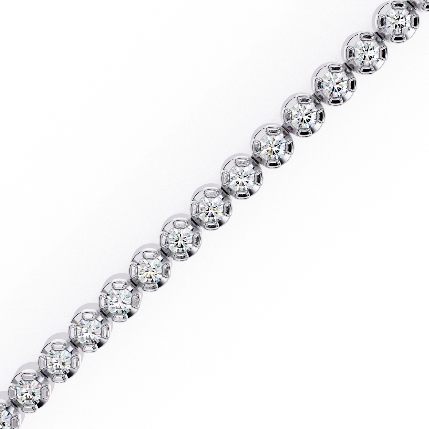 Elegant Diamond Tennis Bracelet