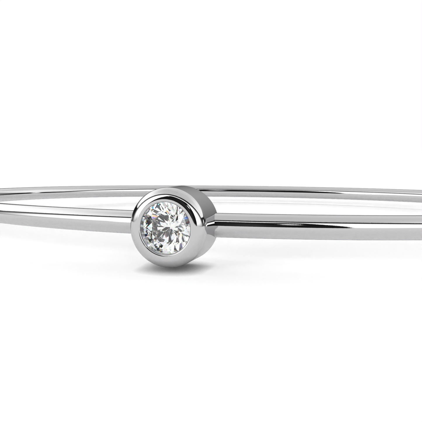 Klassisches Einzel-Diamantarmband | Edler Luxus aus 18K und 14K Gold