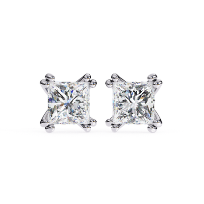 Lab Grown Diamond Gold Stud Earrings for Women