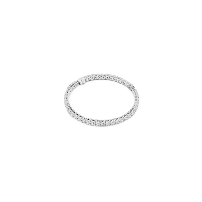 Round Cut Diamond Tennis Bracelet | Luxury White Gold Style