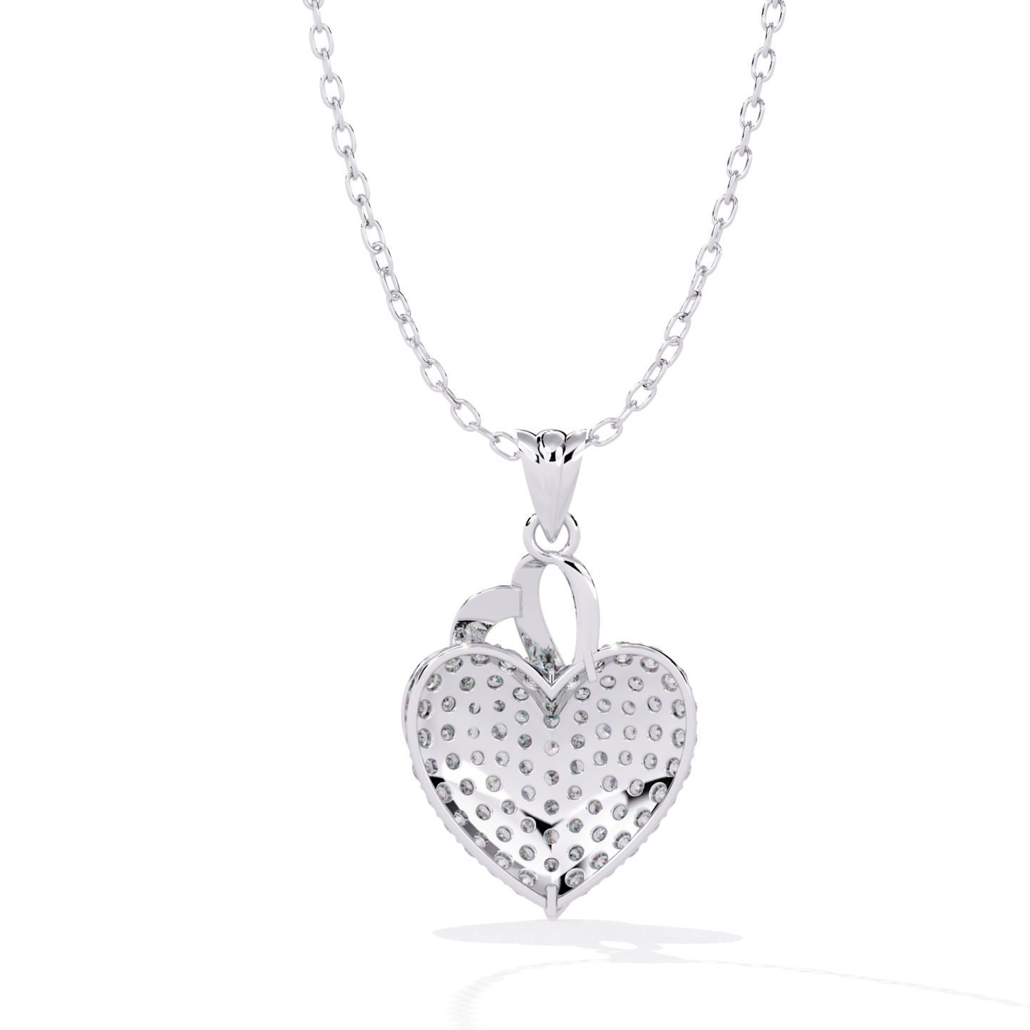 Valentine Special Heart Diamond Pendant | Fine 18K Gold Gift