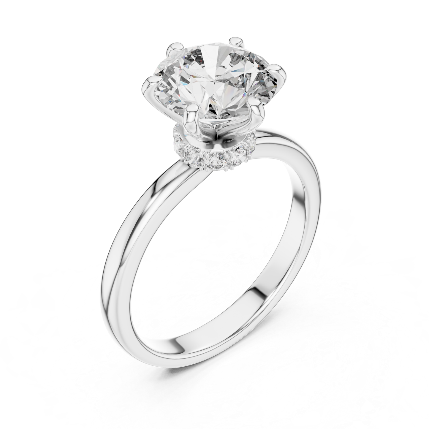 Round Cut Diamond Solitaire Ring | One Diamond, Infinite Love