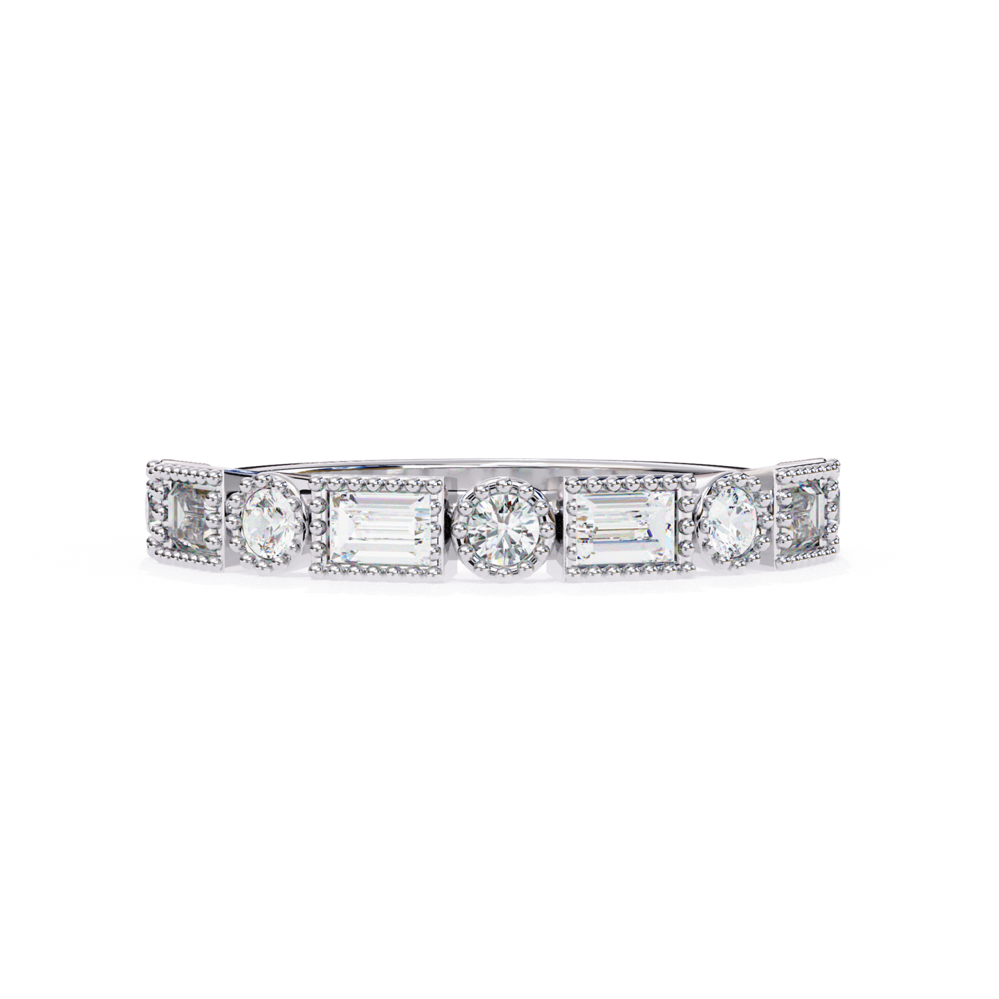 Diamant Erbe Goldring | 18K Vintage Edler Schmuck Klassisch