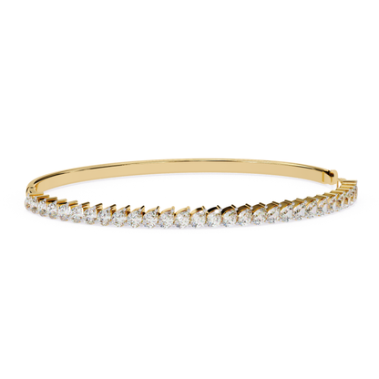 Elegant Glow Diamond Bangle | Radiant Luxury for Every Wrist