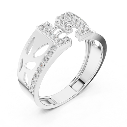 Luxury Diamond Open Band | Contemporary Statement Jewelry