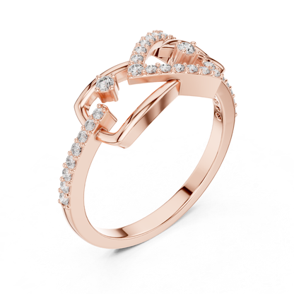 Princess Cut Open Wrap Diamond Ring | Modern Luxury Style