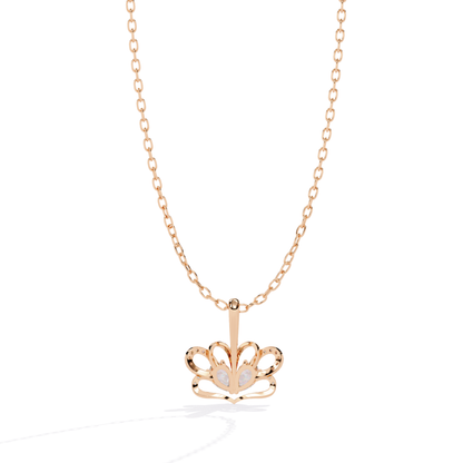 Twin Heart Diamond Pendant | 18K Gold Fine Jewelry
