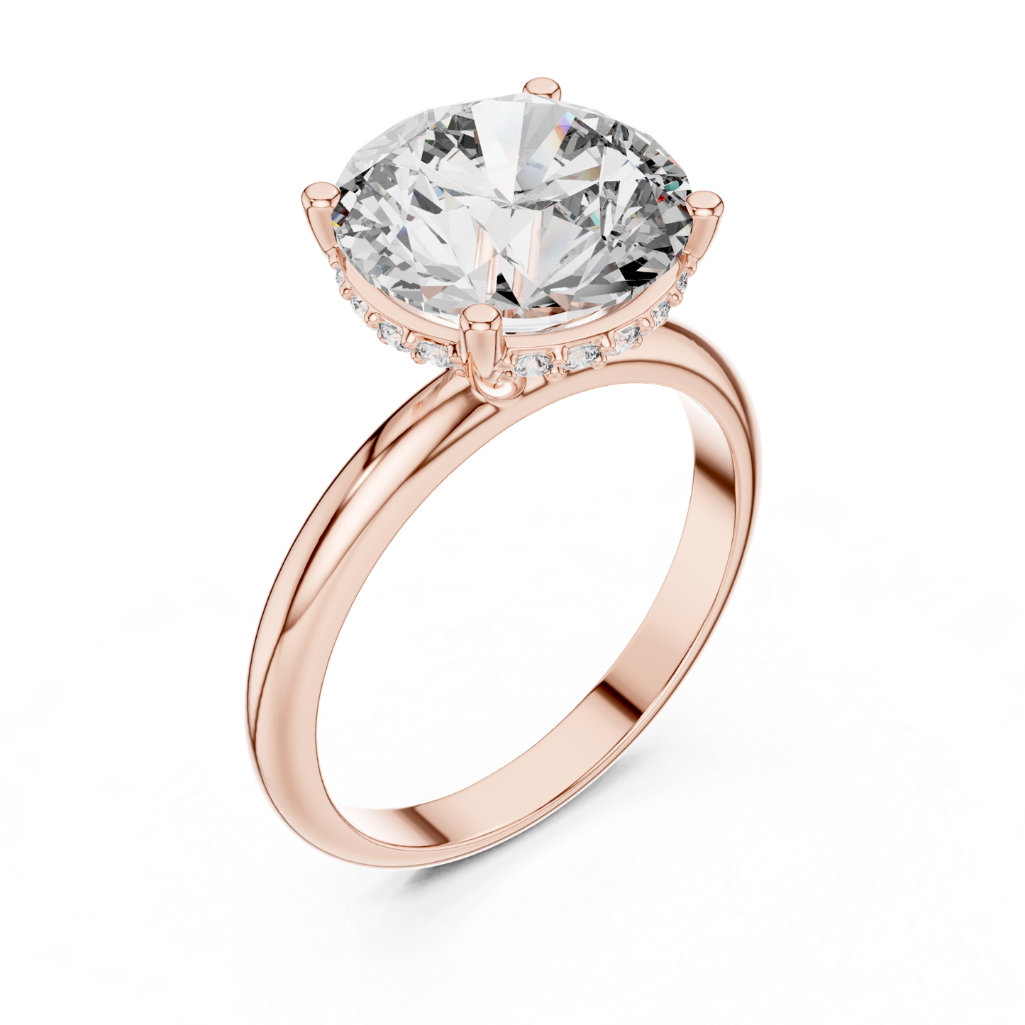 Klassischer runder Diamant-Solitärring | The One & Only Forever