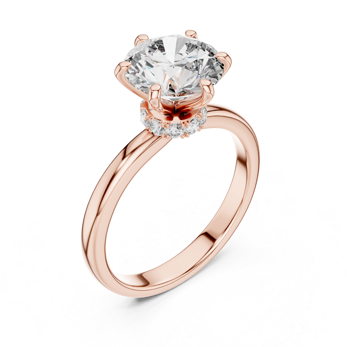 Round Cut Diamond Solitaire Ring | One Diamond, Infinite Love