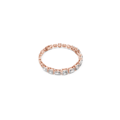 Emerald & Radiant Cut Diamond Tennis Bracelet | Luxury Style