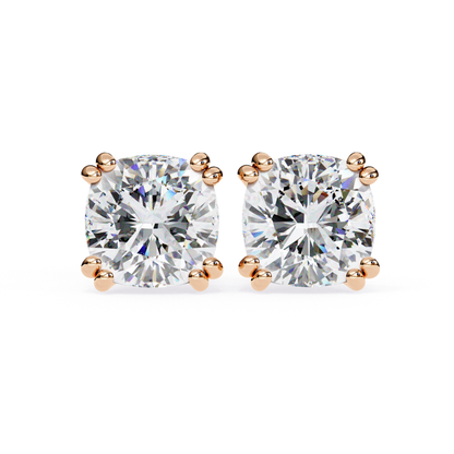 Real Lab Grown Diamond Gold Stud Earrings | Timeless Fine Jewelry