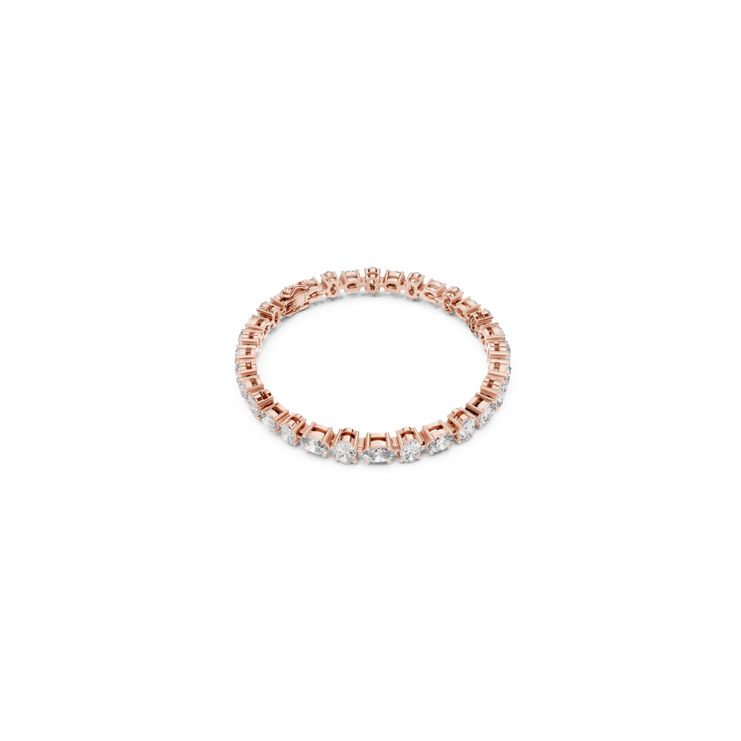 Oval Cut Diamond Tennis Bracelet | Luxury Elegance Style