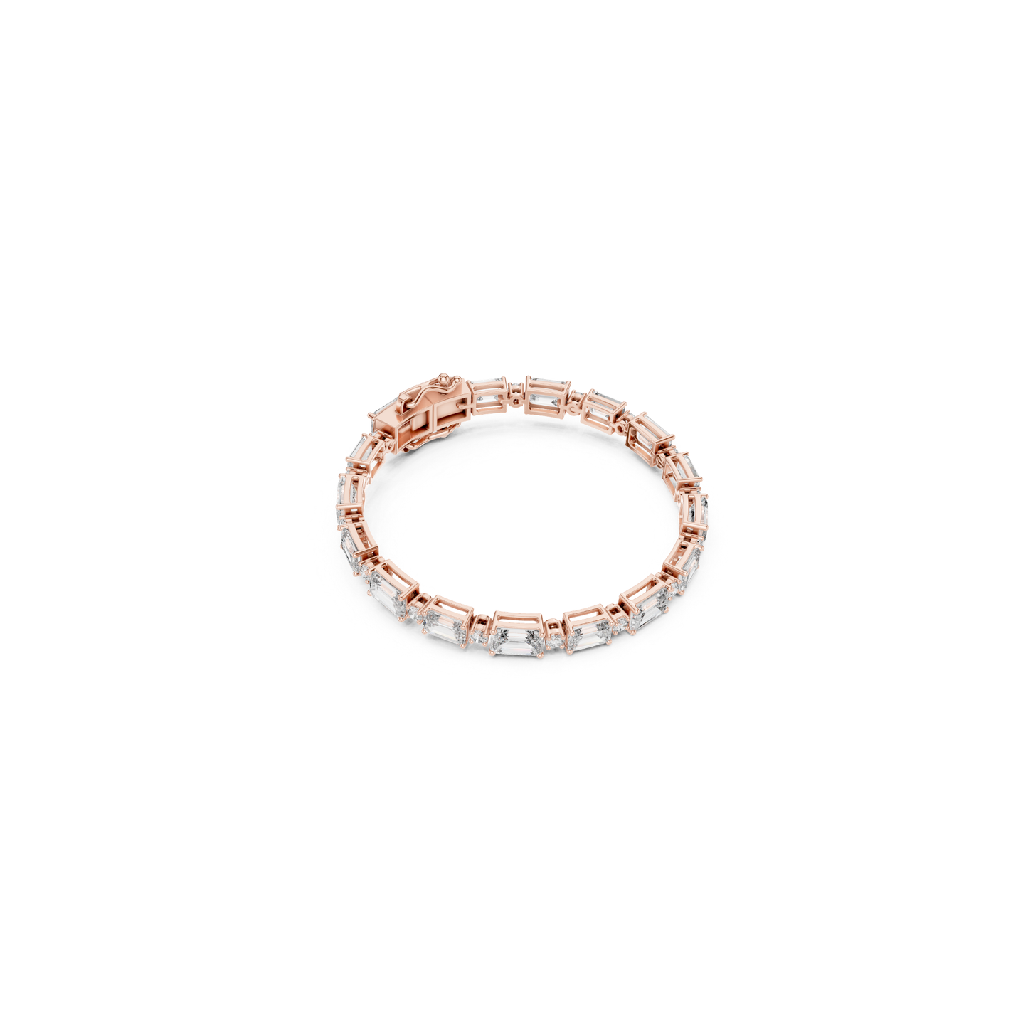 Emerald Cut Diamond Tennis Bracelet | Modern Luxury Jewelry Style