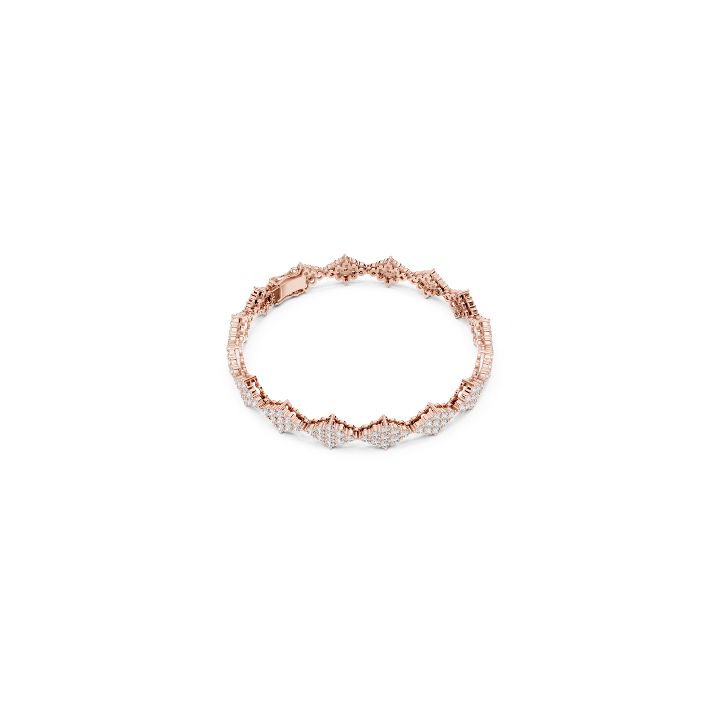 Round Diamond Tennis Bracelet | Modern Luxury Style
