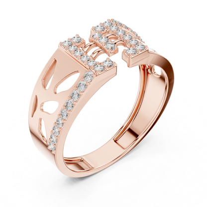 Luxury Diamond Open Band | Contemporary Statement Jewelry