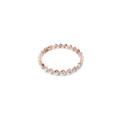 Emerald & Radiant Cut Diamond Tennis Bracelet | Luxury Style