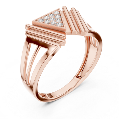Modern Geometric Diamond Band | Luxury Statement Style