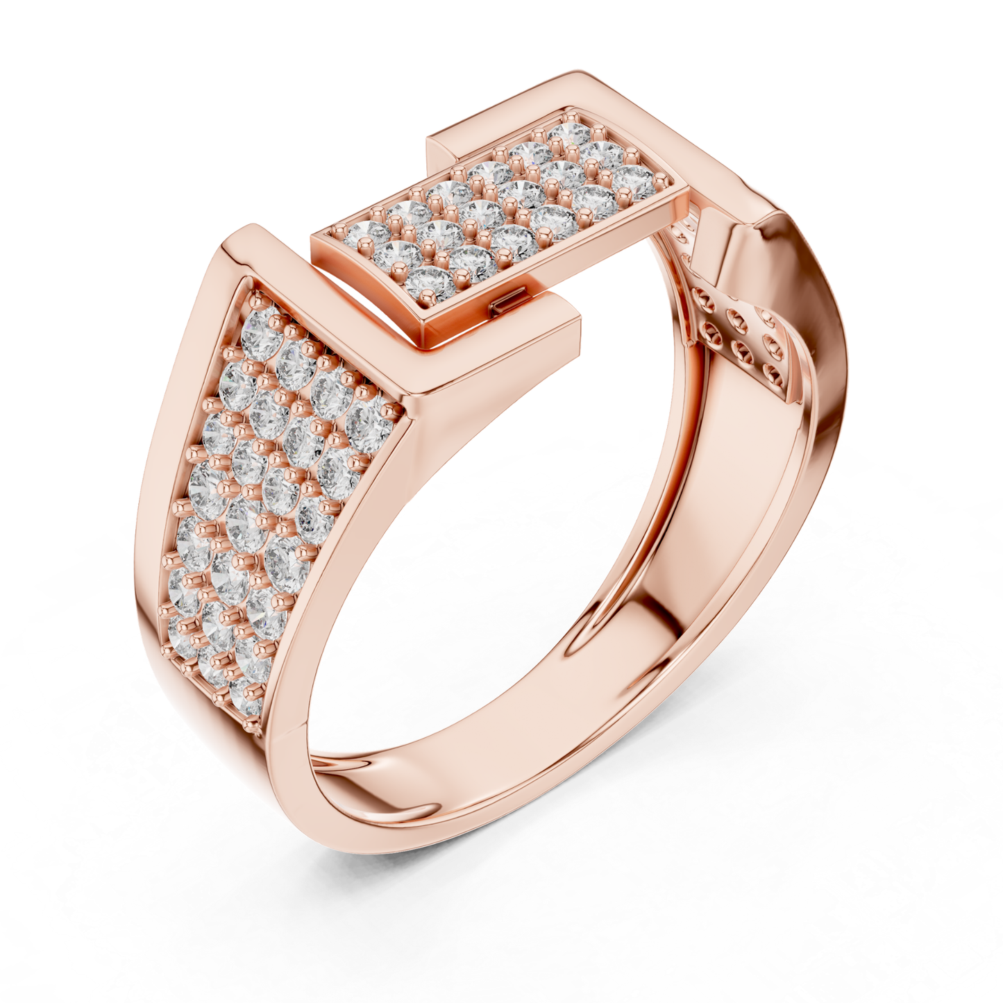 Geometric Diamond Band | Modern Luxury Jewelry Style