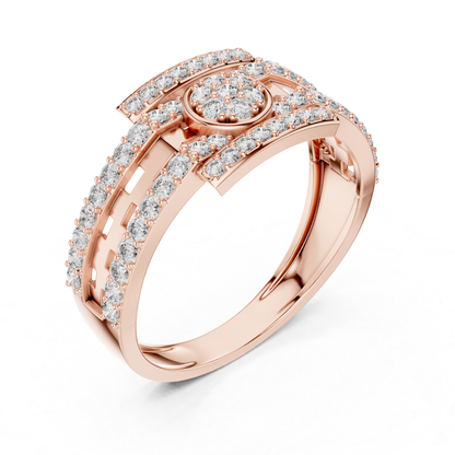 Luxury Diamond Open Wrap Rings | Contemporary White Gold Style