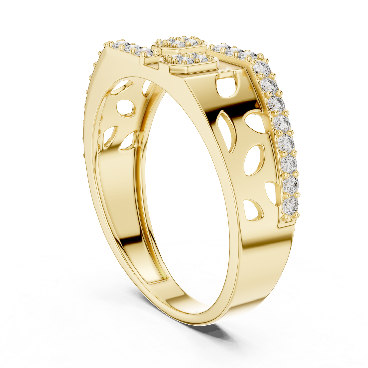 Luxury Diamond Open Band | Modern Statement Jewelry Style