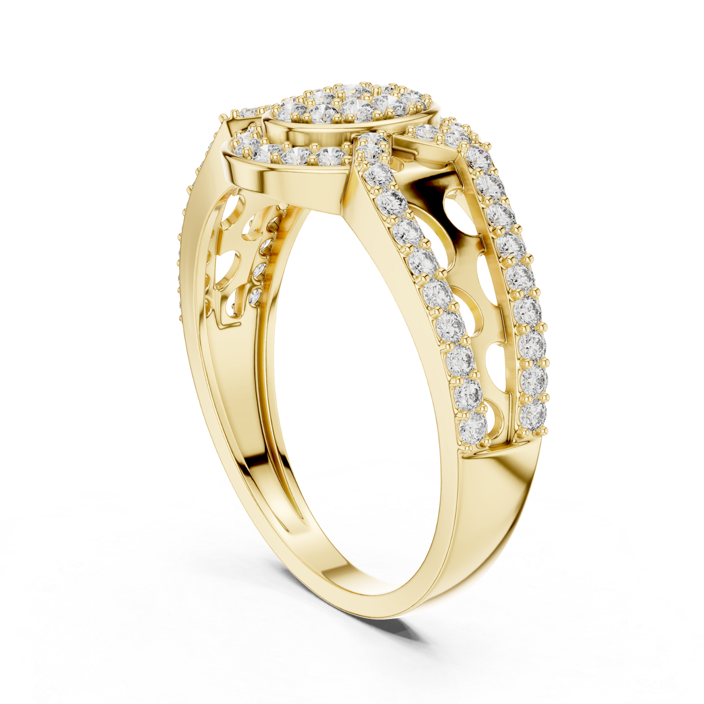 Round Diamond Halo Engagement Rings | Luxury Vintage Style