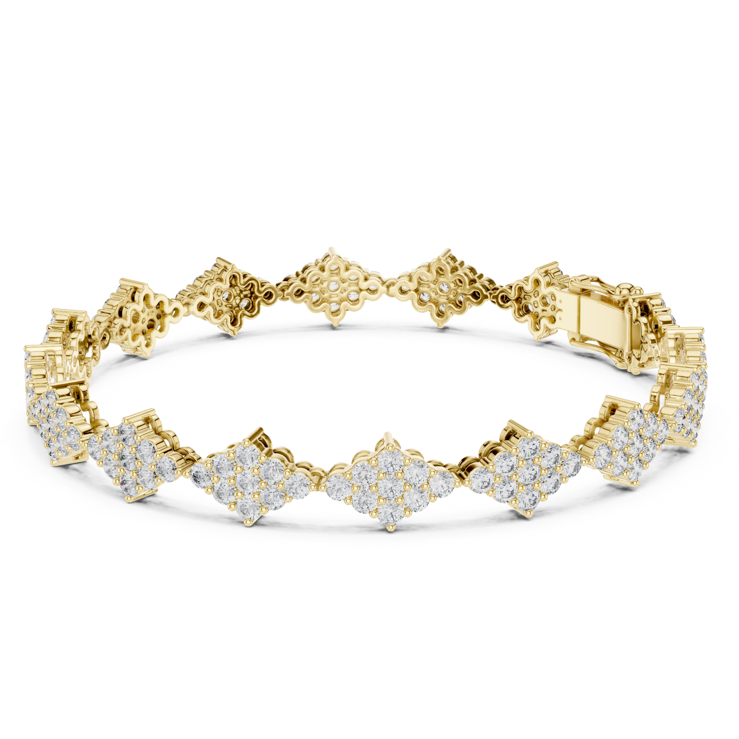 Round Diamond Tennis Bracelet | Modern Luxury Style