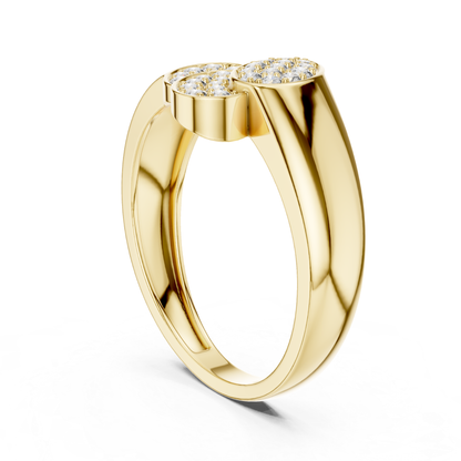 Triple Oval Diamond Ring | Modern Luxury Statement Style