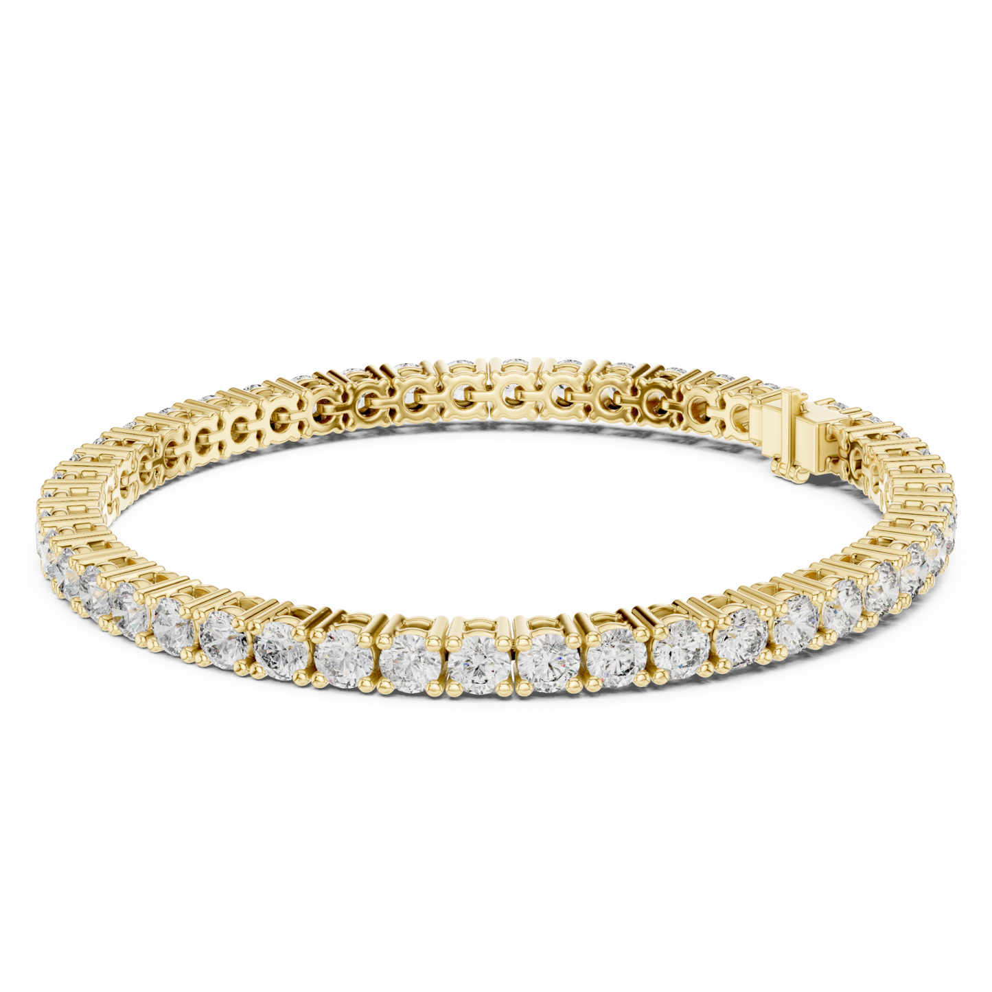 Round Cut Diamond Tennis Bracelet | Luxury Sparkle Style