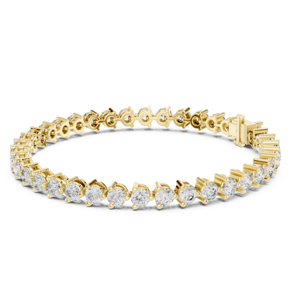 Round Cut Diamond Tennis Bracelet | Timeless Luxury Style