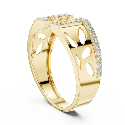 Luxury Diamond Open Band | Contemporary Statement Jewelry