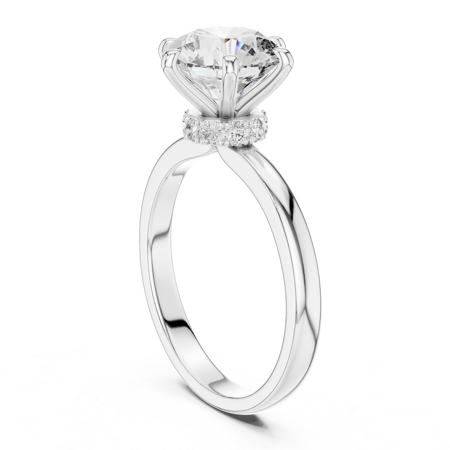 Round Cut Diamond Solitaire Ring | One Diamond, Infinite Love