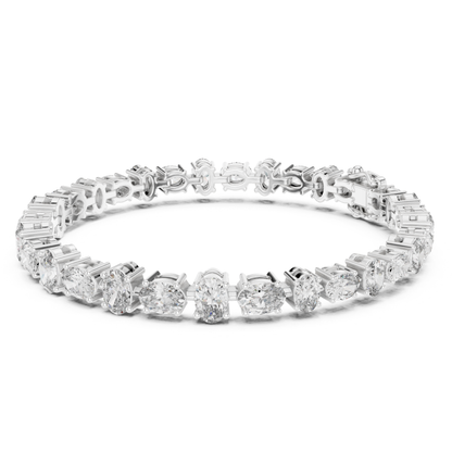 Oval Cut Diamond Tennis Bracelet | Luxury Elegance Style
