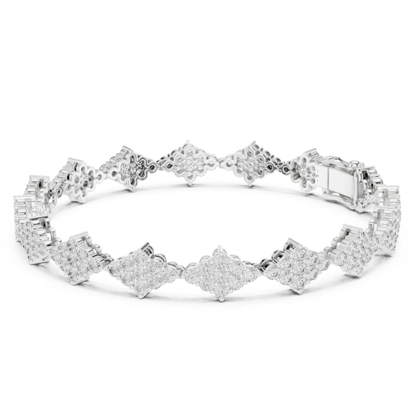 Round Diamond Tennis Bracelet | Modern Luxury Style